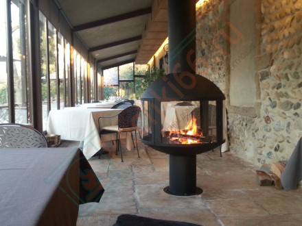 Островной камин Agorafocus-850 (Focus)