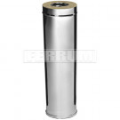 Сэндвич труба для дымохода L=1м (НЕРЖ-430/0,5-НЕРЖ-430/0,5) d-200/280 (Ferrum GS)