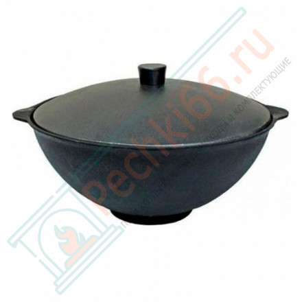 Чугунный казан с крышкой 12л. (Балезино)