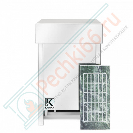 Электрокаменка Karina ECO горизонтальный в камне змеевик (KARINA) до 30 м3