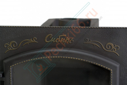 Чугунная банная печь "Сибирь-25" (дверка 700х700) (Сибирь-Премиум)