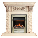 Электрокаминокомплект Luxemburg (каменный) - Сланец/Cлоновая кость с патиной с очагом Cavendish Электрокаминокомплект Luxemburg (каменный) - Сланец/Cлоновая кость с патиной с очагом Cavendish