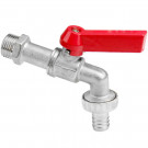 Кран шаровый водоразборный с флажковой ручкой 3/4" (Hydrosta)