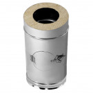 Труба V50R с лючком ревизии с изол L=500 (AISI-321/0,8-AISI-304/0,5) d-160/260 (Вулкан-Cerablanket)