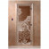 Дверь стеклянная для бани, прозрачная бронза, "Банька в лесу" 1900х700 (DoorWood) в Уфе
