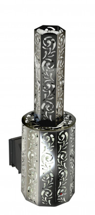 Дровяная банная печь Grill'D Violet Long Window Max (Камень колотый 100 кг)