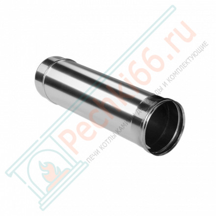 Труба прямая L=500 без изол (НЕРЖ-321/0,8) d-115 (Дымок-Lux)