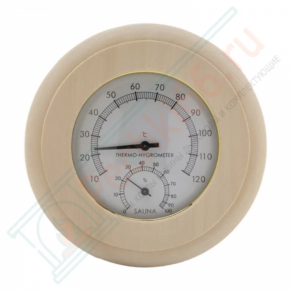Термогигрометр ТН-10-L липа, круг (212F) в Уфе