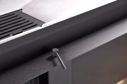 Каминная топка Дельта 1000 три стекла принтинг (Экокамин)