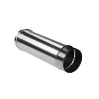 Труба прямая L=500 без изол (НЕРЖ-321/0,8) d-180 (Дымок-Lux)