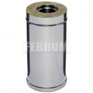 Сэндвич труба для дымохода L=0,5м (НЕРЖ-430/0,8-НЕРЖ-430/0,5) d-200/280 (Ferrum HF) Сэндвич труба для дымохода L=0,5м (НЕРЖ-430/0,8-НЕРЖ-430/0,5) d-200/280 (Ferrum HF)